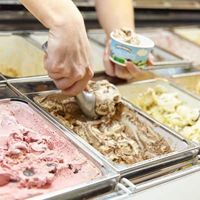 Scooping up some Ben & Jerry's Ice Cream
