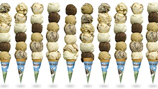 Background Image of Ice Cream Cones