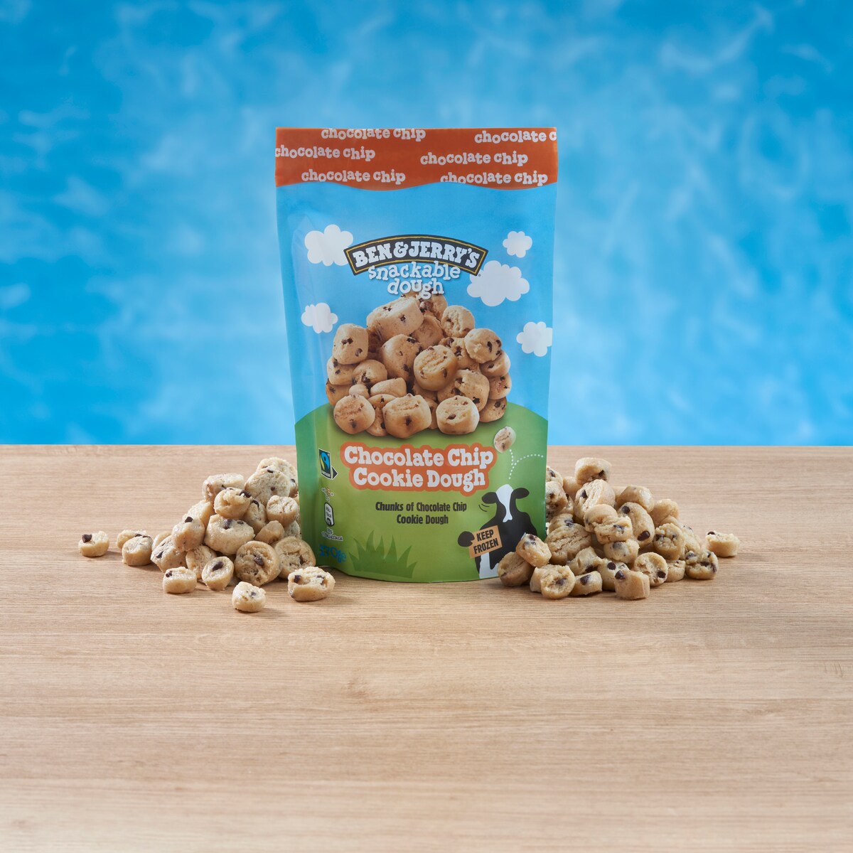 Chocolate Chip Cookie Dough Chunks - Bag 1 / 2