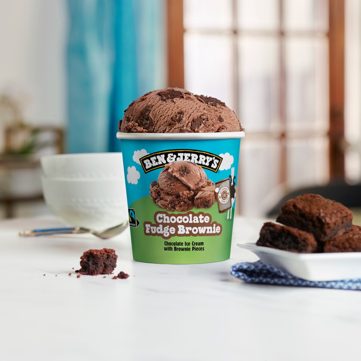 Chocolate Fudge Brownie Jaatelo - Pint 4 / 4