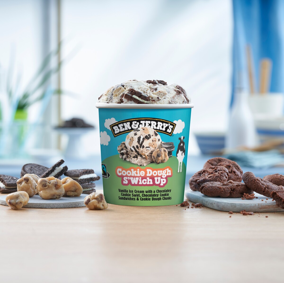 Cookie Dough S'wich Up Ice Cream - Tub 3 / 4
