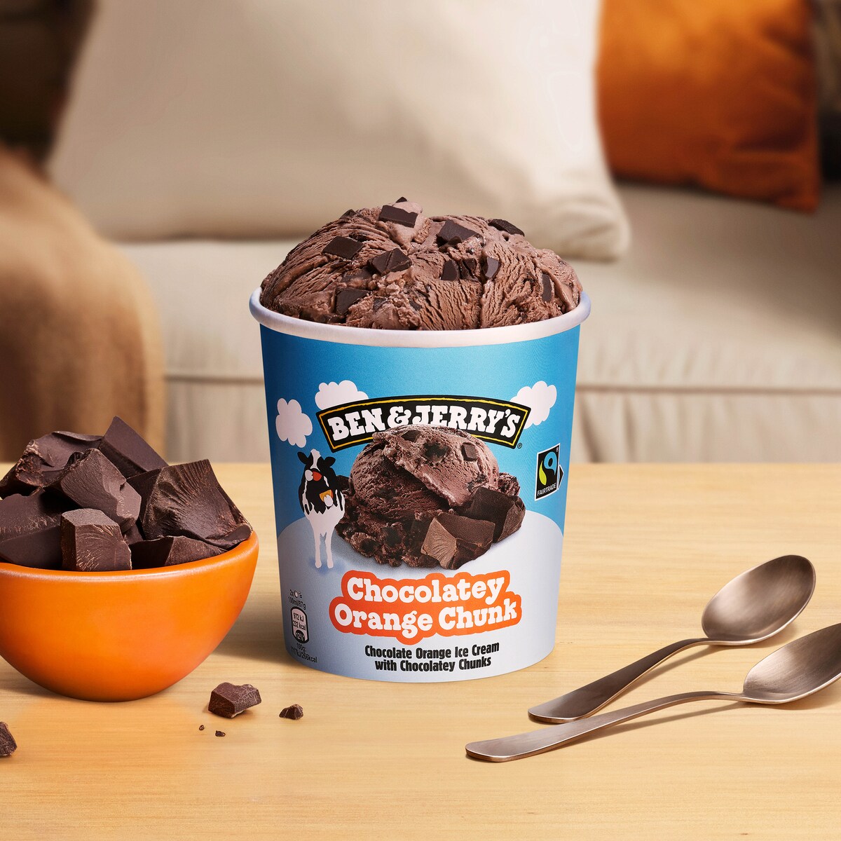 Chocolatey Orange Chunk Ice Cream - Pint 2 / 4