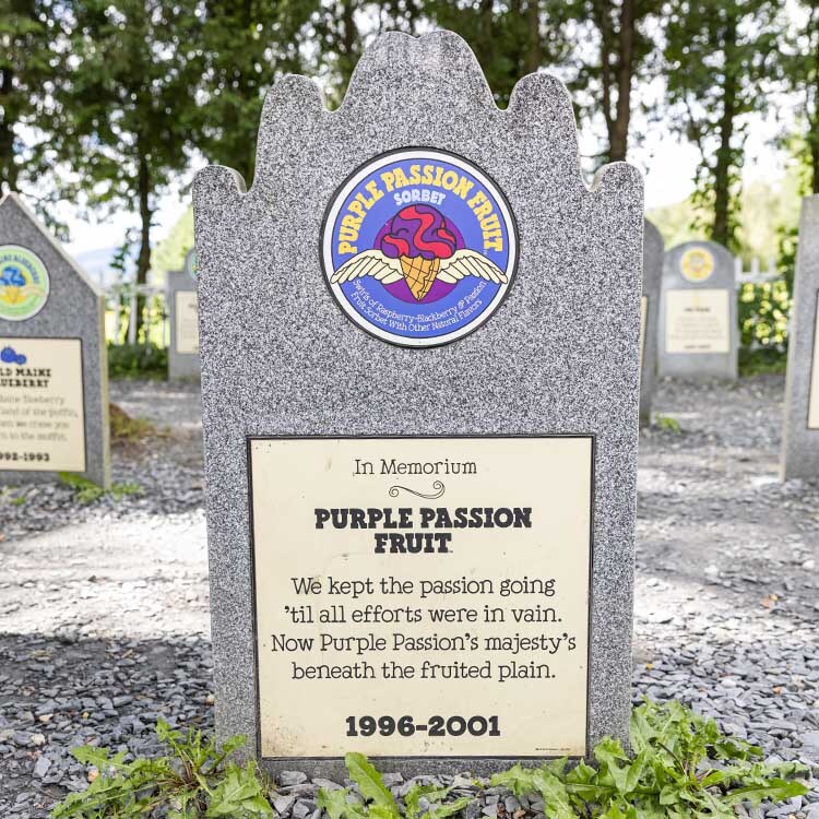Purple Passion Fruit tombstone
