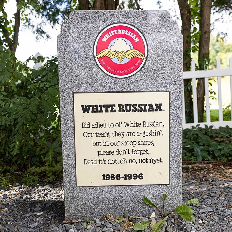 White Russian tombstone
