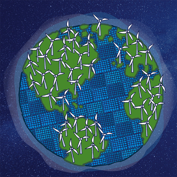 Ilmastomuutos-kuvake